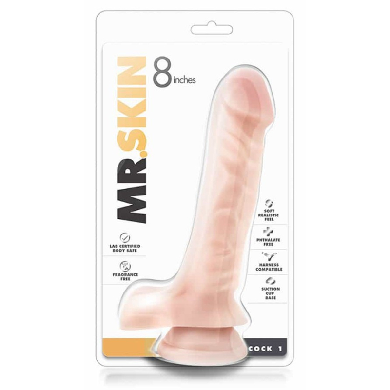 dildo realistic cock basic 18 x 44cm chair 1