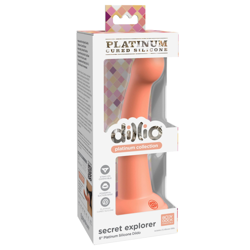 dildo secret explorer 16 x 35cm orange 1 scaled