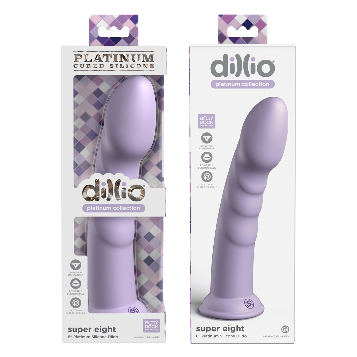 dildo super eight 20 x 45cm mauve 4