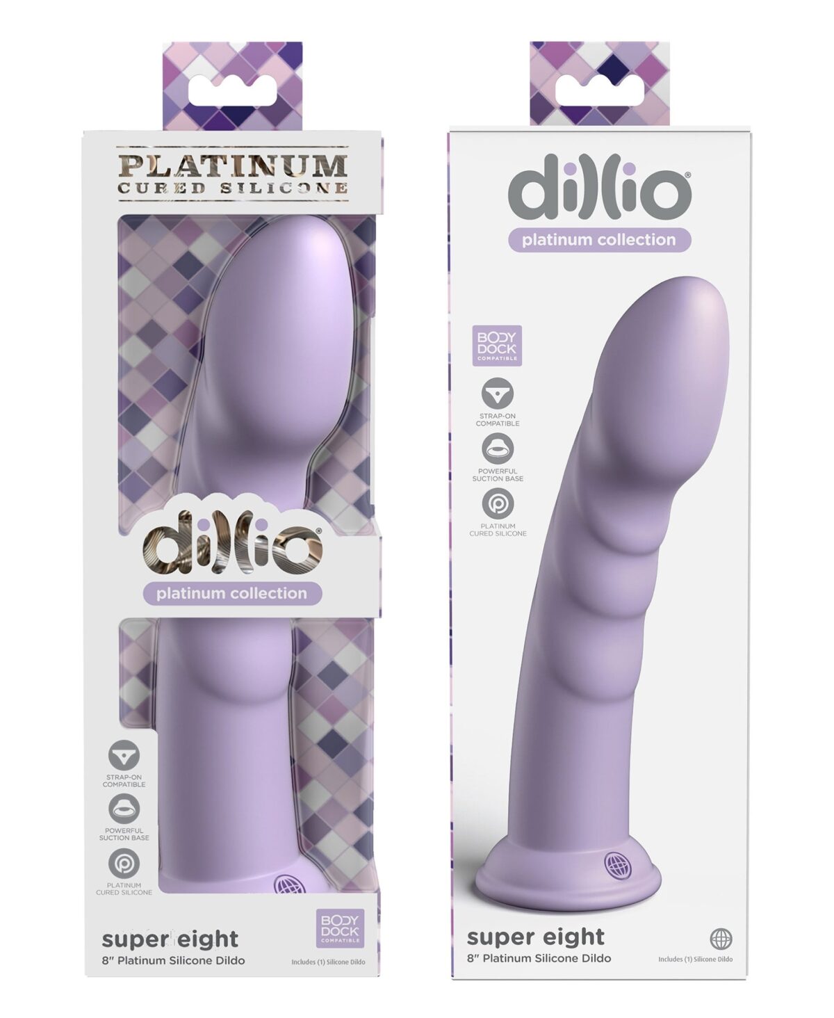 dildo super eight 20 x 45cm mauve 4
