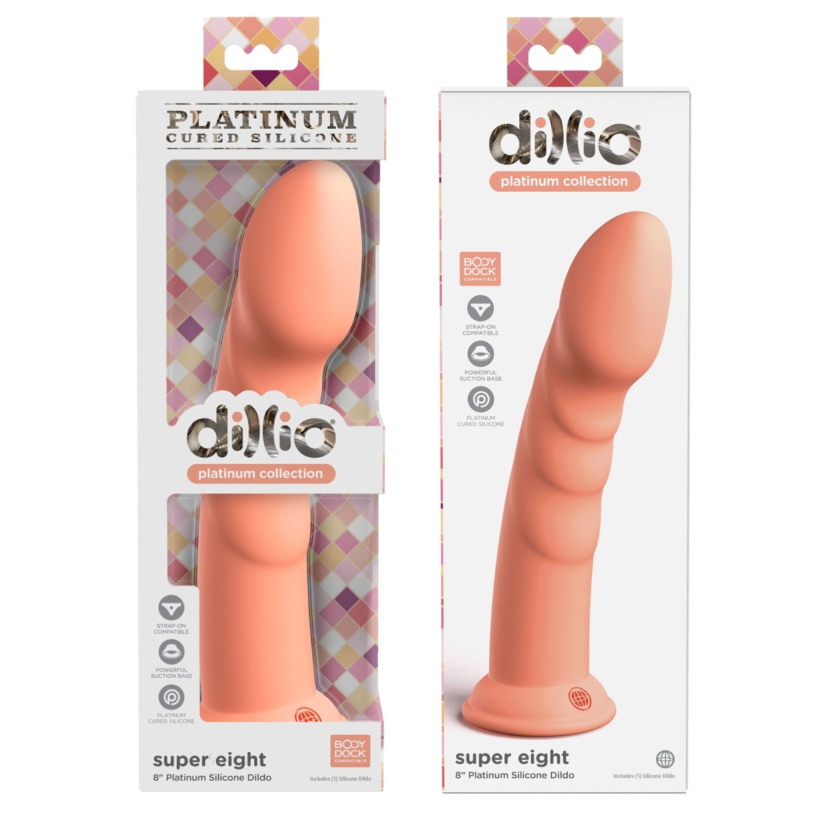 dildo super eight 20 x 45cm orange 4