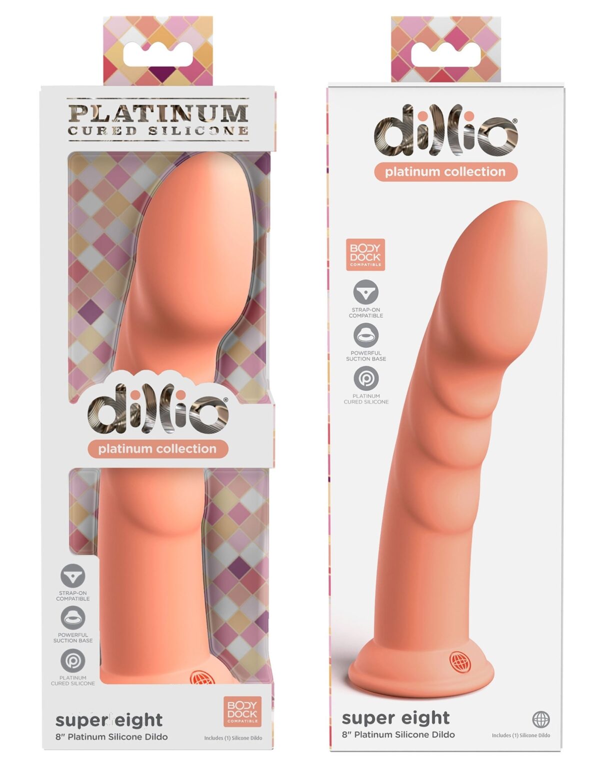 dildo super eight 20 x 45cm orange 4