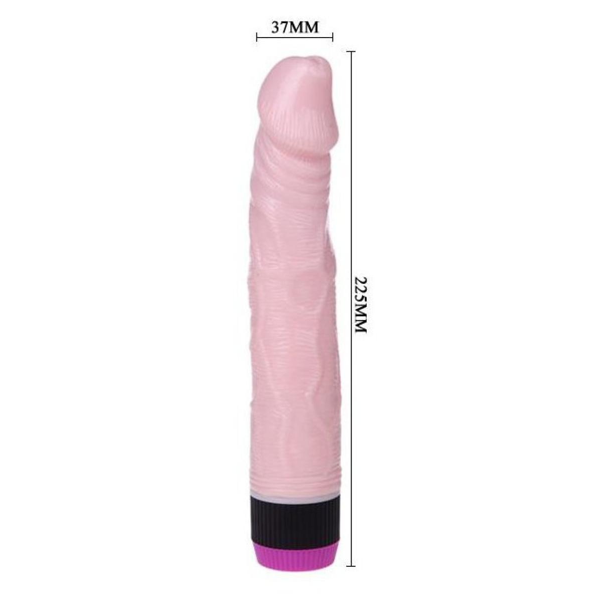 dildo vibrant 19 x 38cm 3