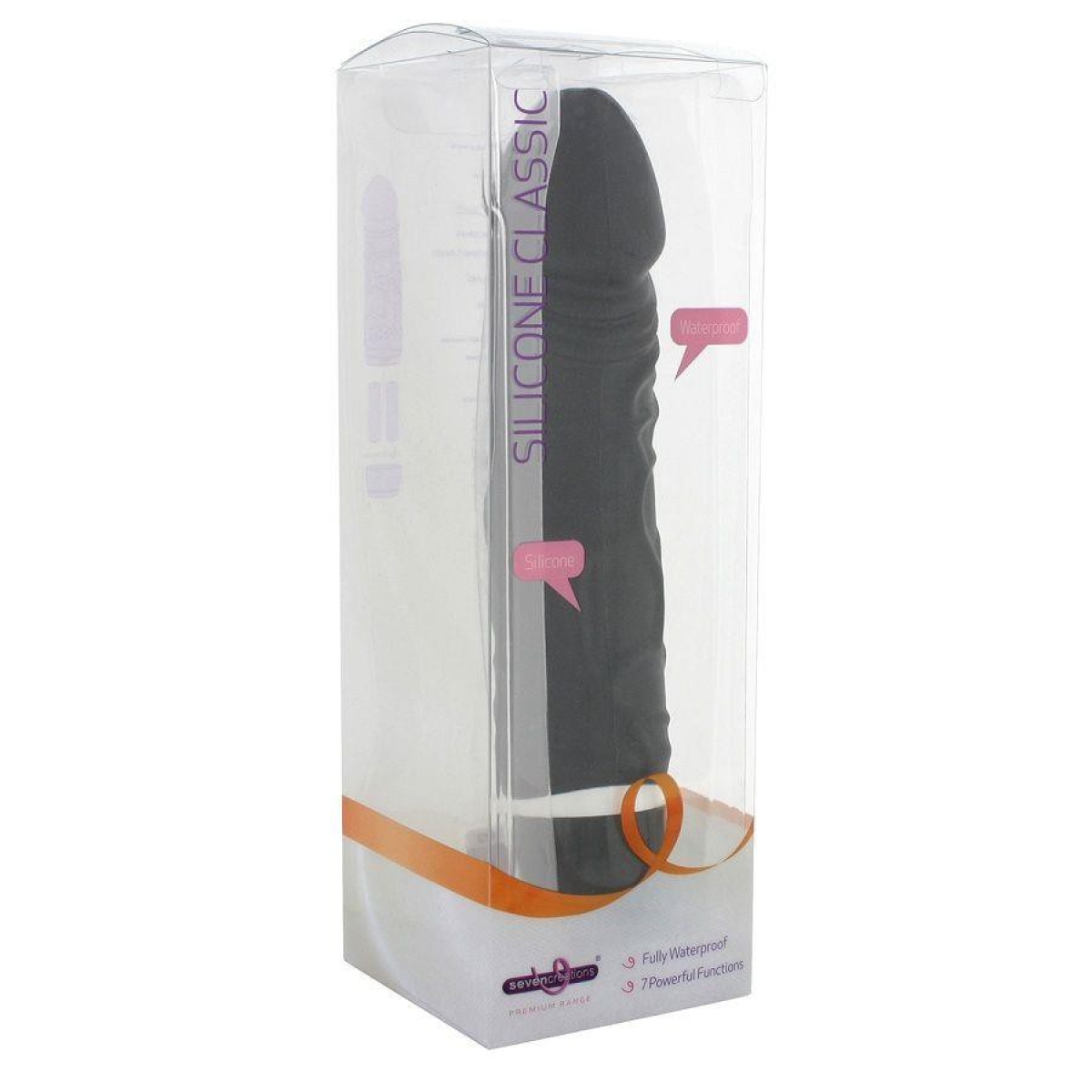 dildo vibrant classic silicone noir 15 x 4 cm noir 1