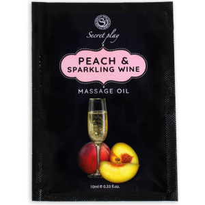 dosette huile de massage secret play peche vin petillant 10ml