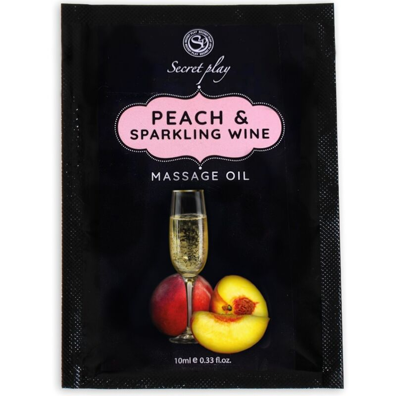 dosette-huile-de-massage-secret-play-peche-vin-petillant-10ml dosette huile de massage secret play peche vin petillant 10ml