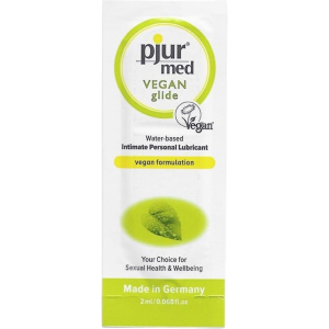 dosette lubrifiant eau vegan pjur 2ml