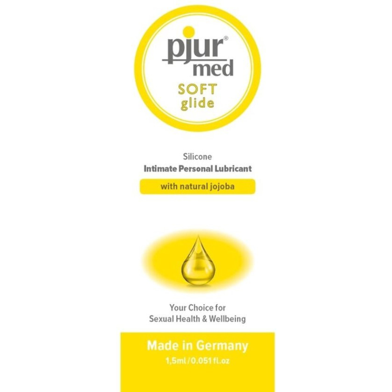 dosette lubrifiant silicone soft glide pjur 15ml