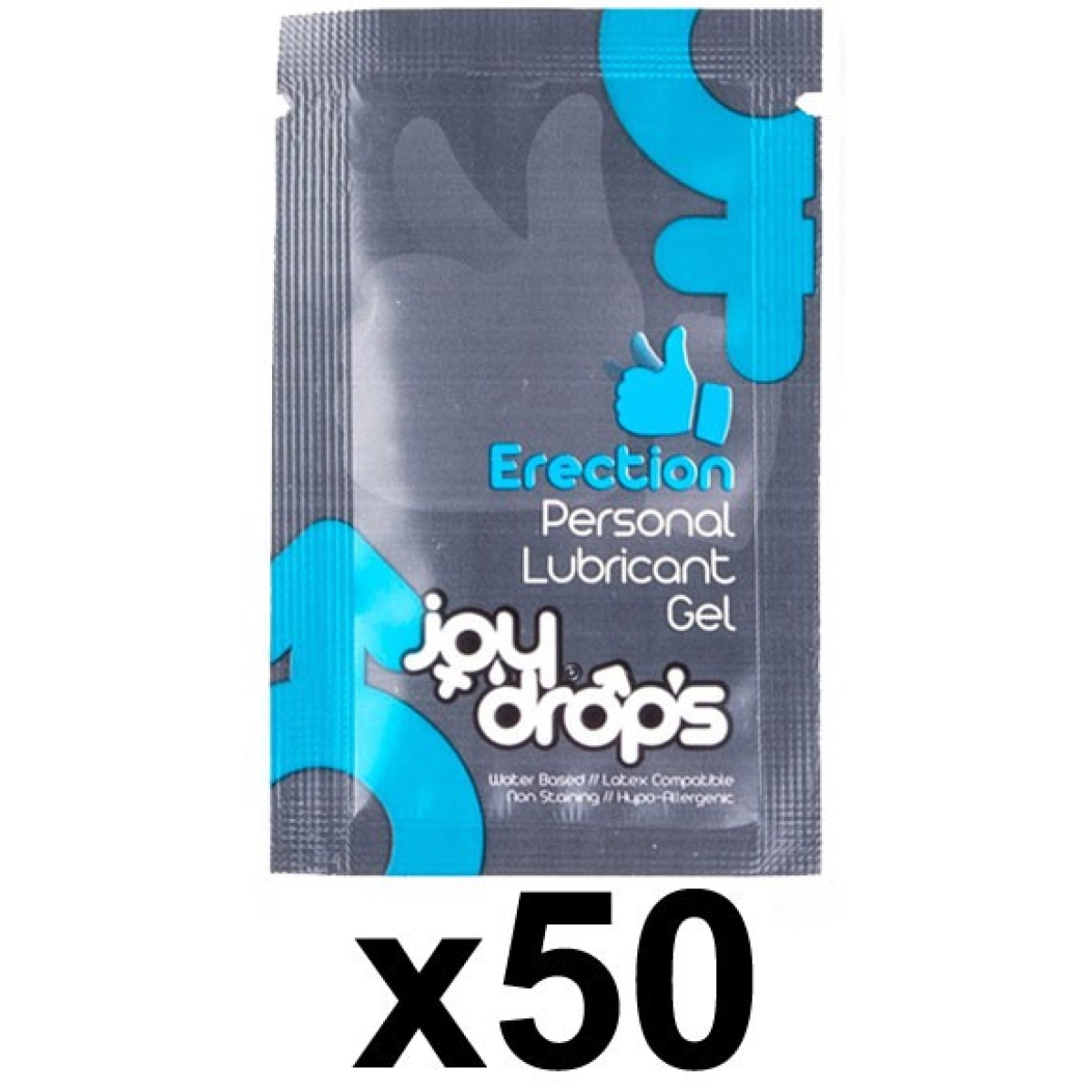 dosettes lubrifiant effet erection dure 5ml x50