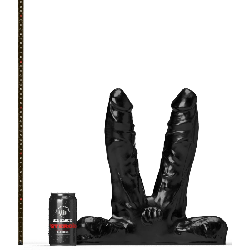 double gode abs03 teamwork all black steroid 25 x 7cm