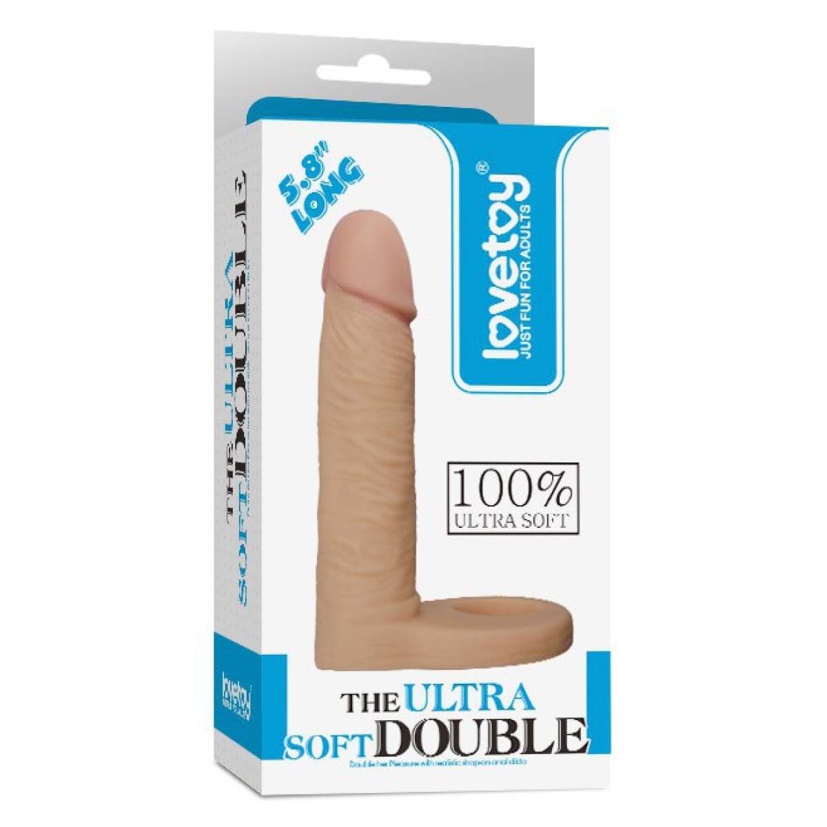 double gode cockring 125 x 29 cm flesh 1
