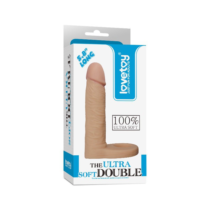 double gode cockring 125 x 29 cm flesh 1