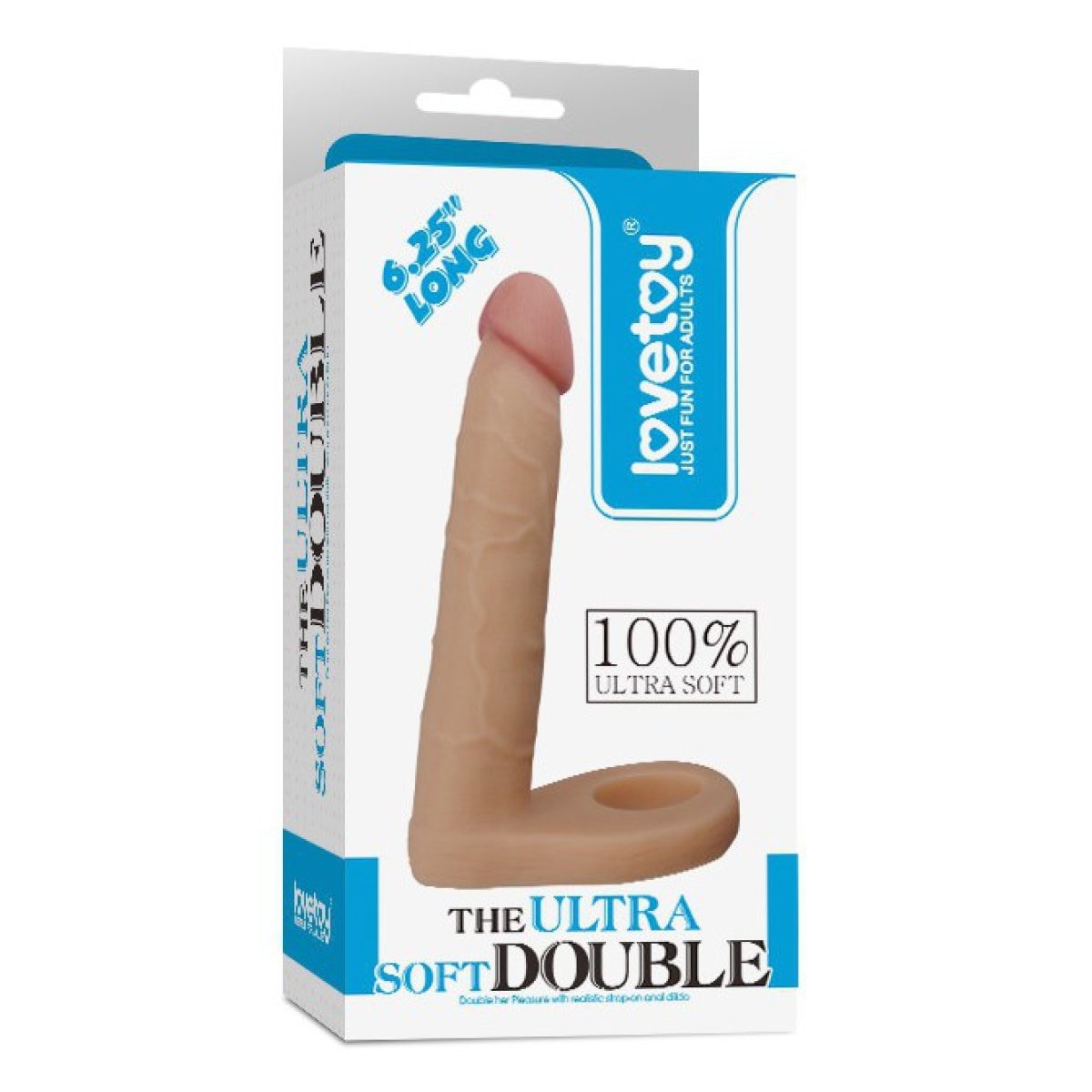 double gode cockring 14 x 28 cm flesh 1