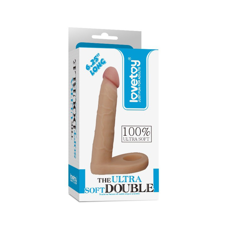 double gode cockring 14 x 28 cm flesh 1