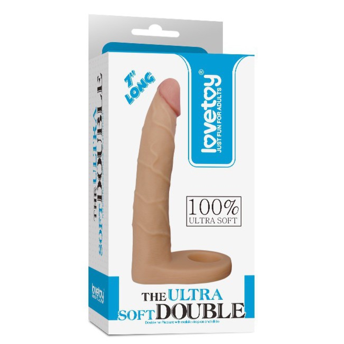double gode cockring 155 x 29 cm flesh 1