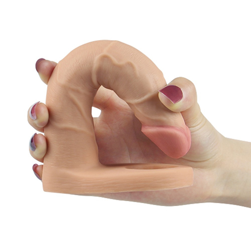 double gode cockring 155 x 29 cm flesh 3