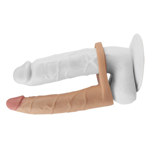 double gode cockring 155 x 29 cm flesh