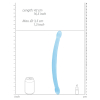 double gode crystal realrock 42 x 35cm bleu 2