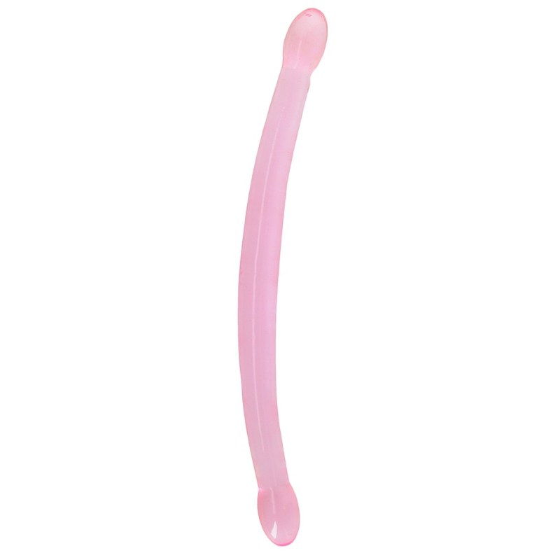 double gode crystal realrock 42 x 35cm rose