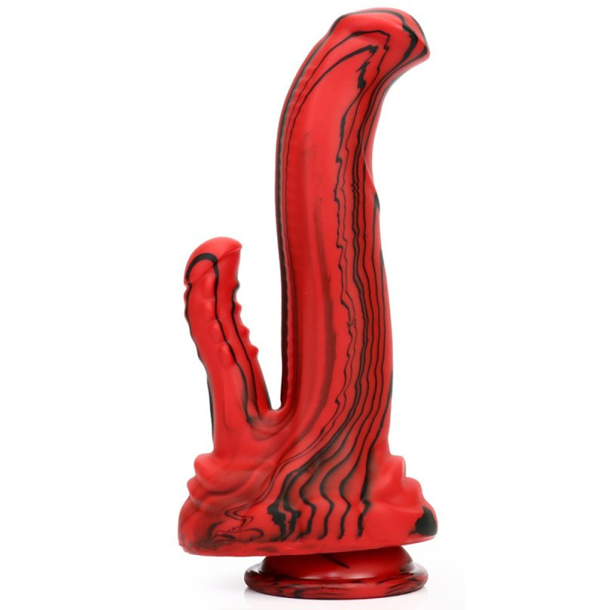 double gode dobhorse 18 x 7cm rouge et noir 1