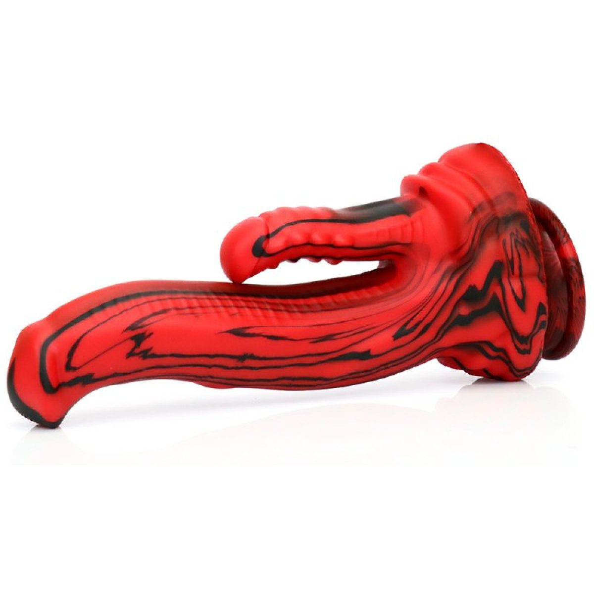 double gode dobhorse 18 x 7cm rouge et noir 3