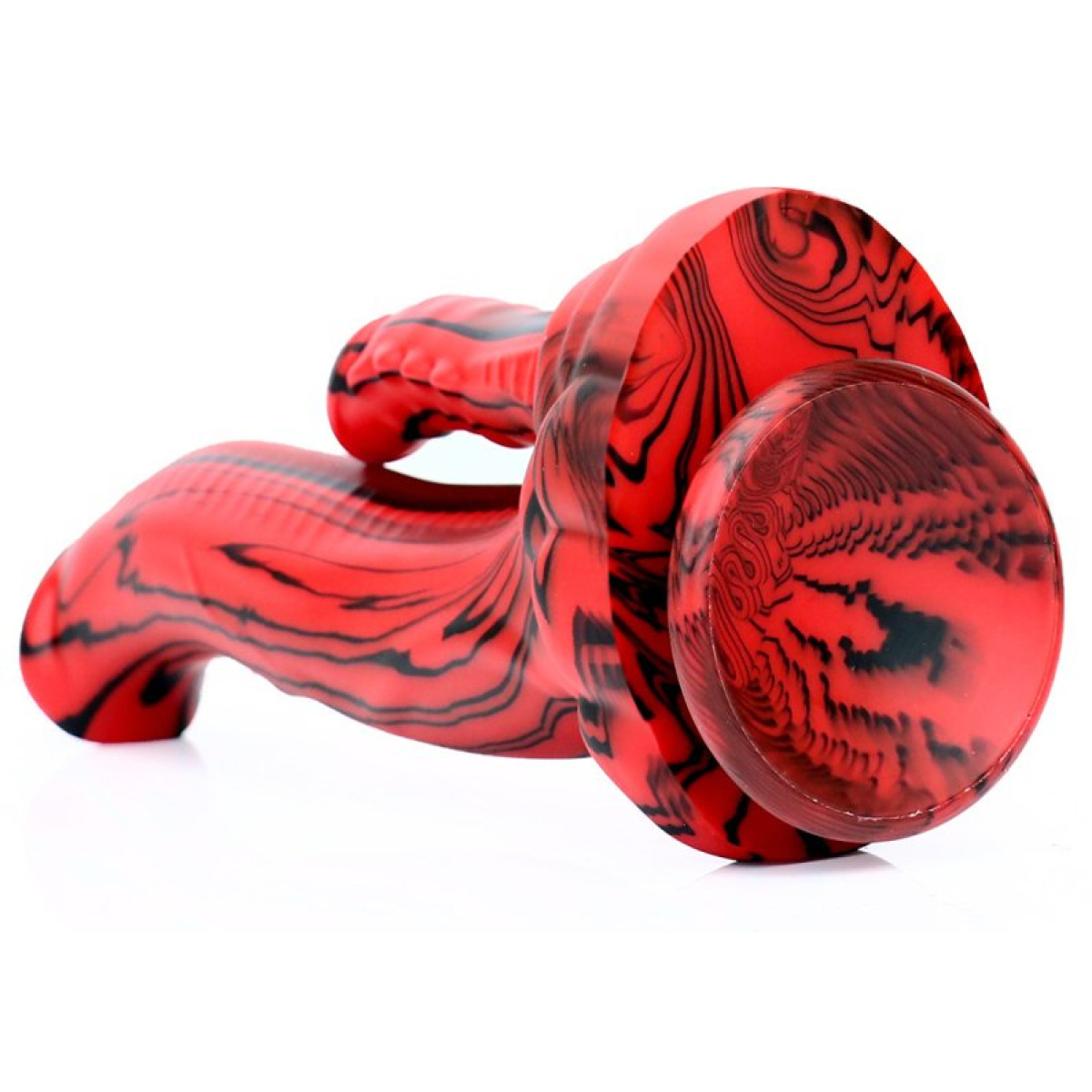 double gode dobhorse 18 x 7cm rouge et noir 4