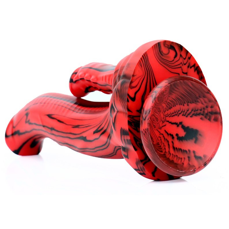 double gode dobhorse 18 x 7cm rouge et noir 4