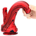 double gode dobhorse 18 x 7cm rouge et noir 6