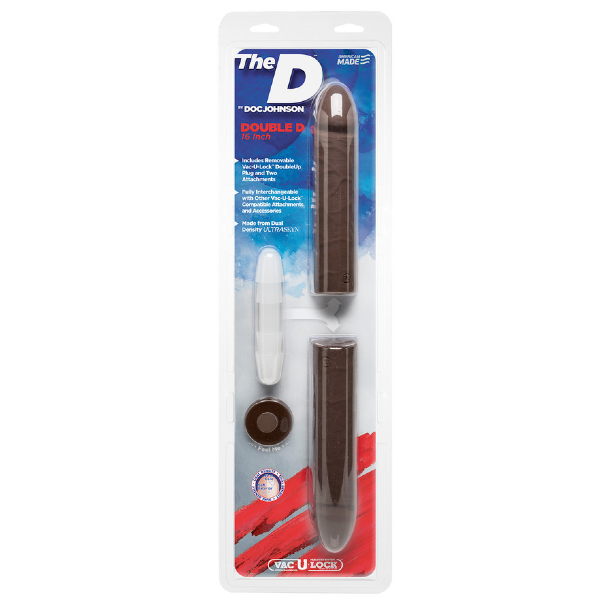 double gode double d 40 x 43cm marron 1