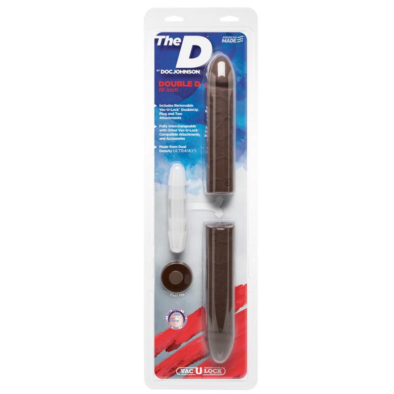 double gode double d 40 x 43cm marron 1