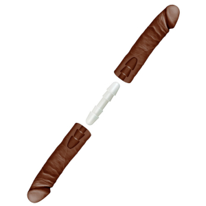 double gode double d 40 x 43cm marron