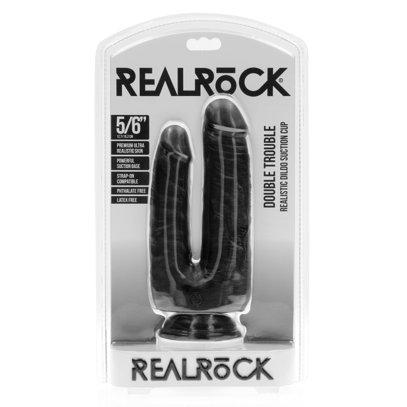 double gode double trouble 15 x 45cm noir 1