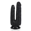 double gode double trouble 15 x 45cm noir