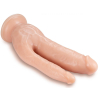 double gode dp cock dr skin 18 x 6cm 2