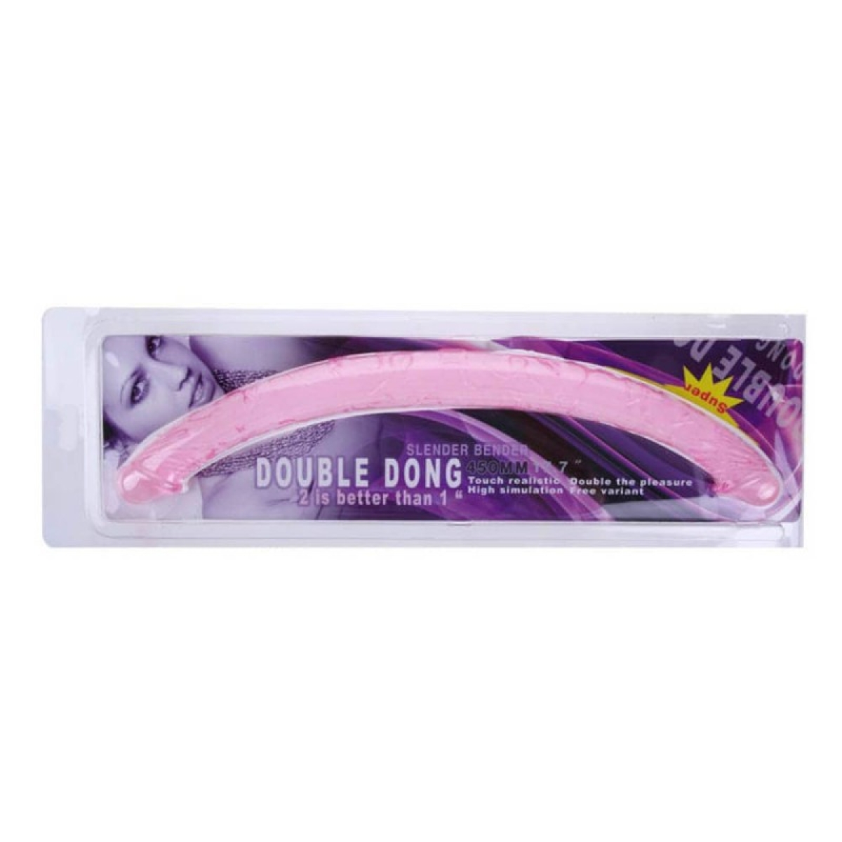 double gode jelly 45 x 35 cm mauve 1