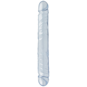 double gode jelly clear 29 x 37cm bleu