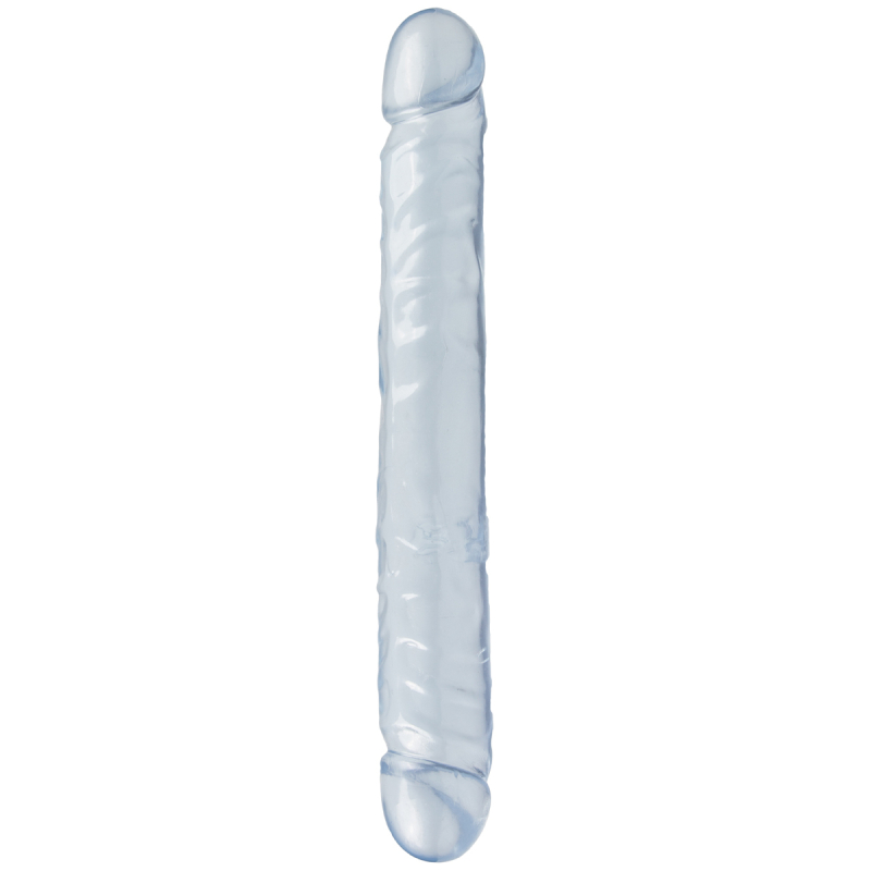 double gode jelly clear 29 x 37cm bleu