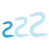double gode scolop s 40 x 3cm bleu
