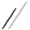 double gode silur 60 x 4cm