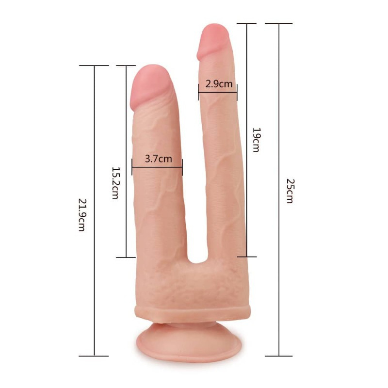 double gode skinlike 18 x 35 cm 2