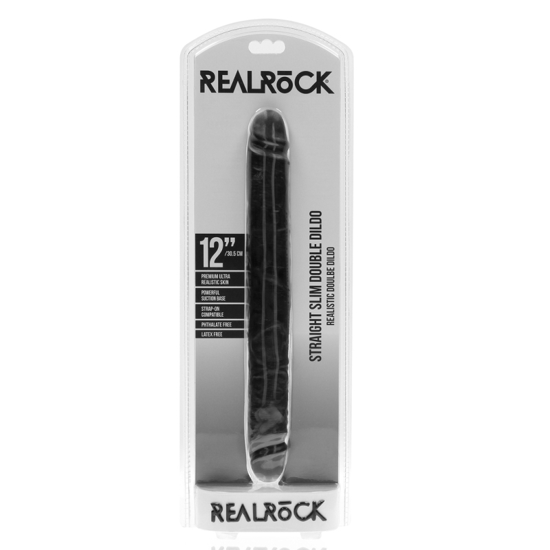 double gode straight slim 305 x 35cm noir 1