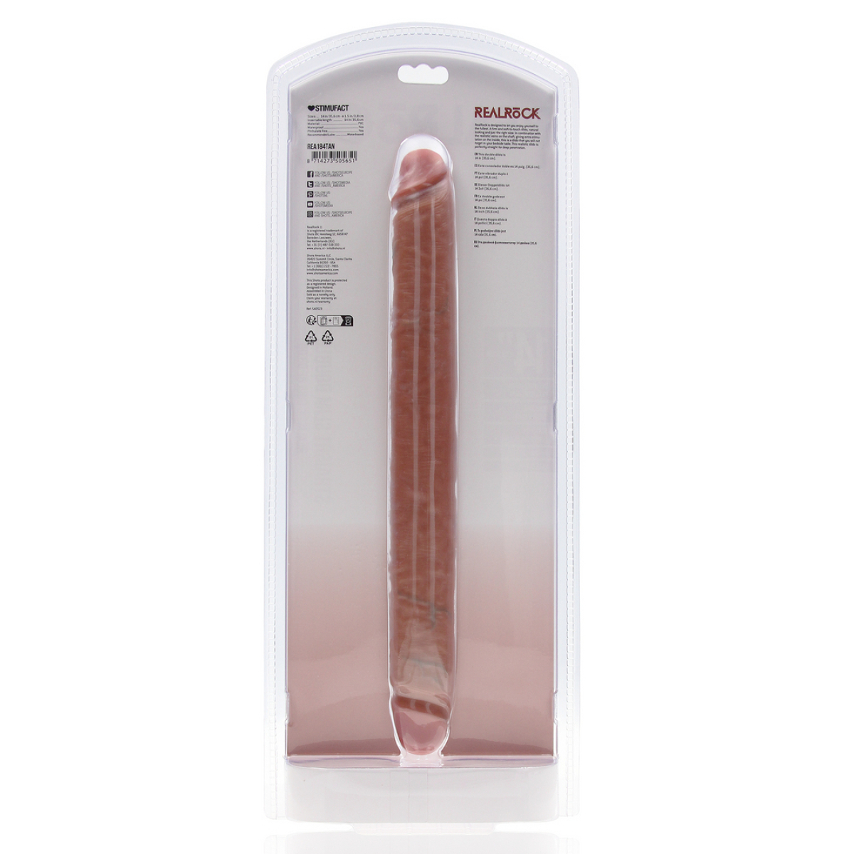 double gode straight slim 355 x 38cm marron 2