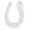 double gode transparent u jelly l 17 x 45cm 1