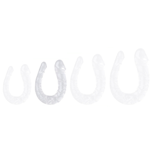 double gode transparent u jelly m 15 x 4cm