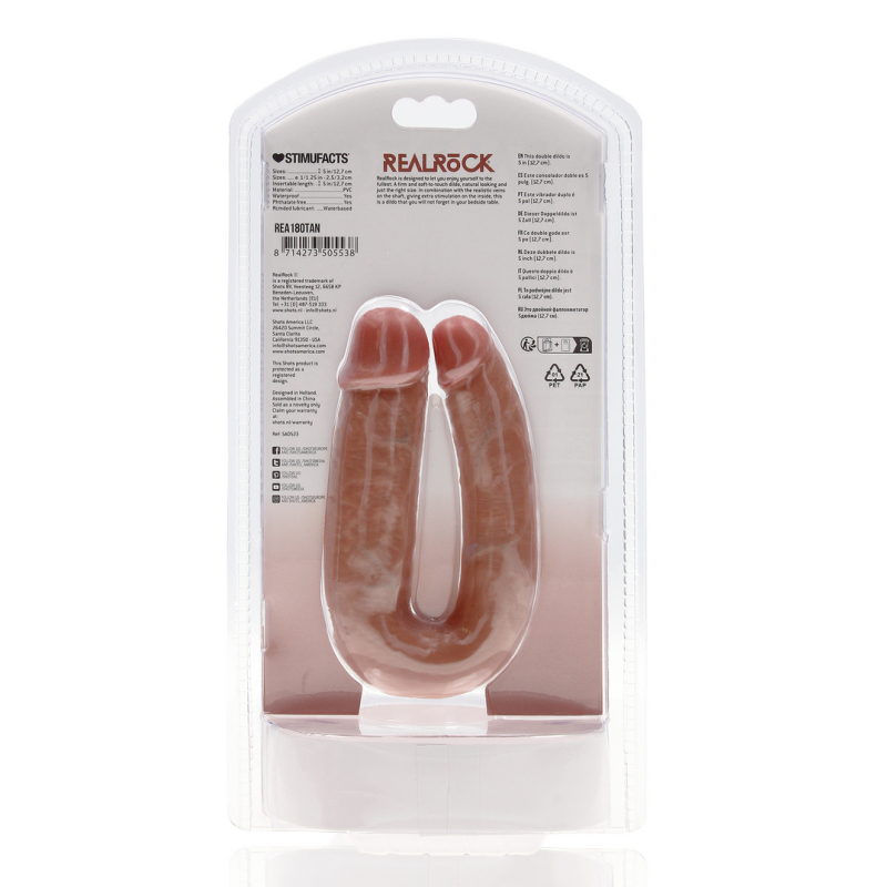 double gode u shape 12 x 3cm marron 7