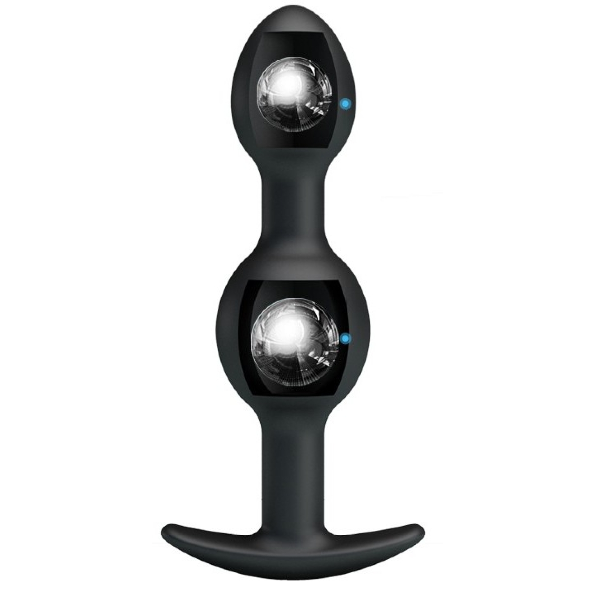 double heavy balls silicone butt plug