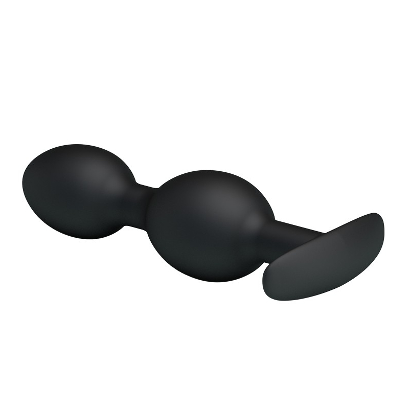 double heavy balls silicone butt plug 1 4