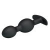 double heavy balls silicone butt plug 1 5