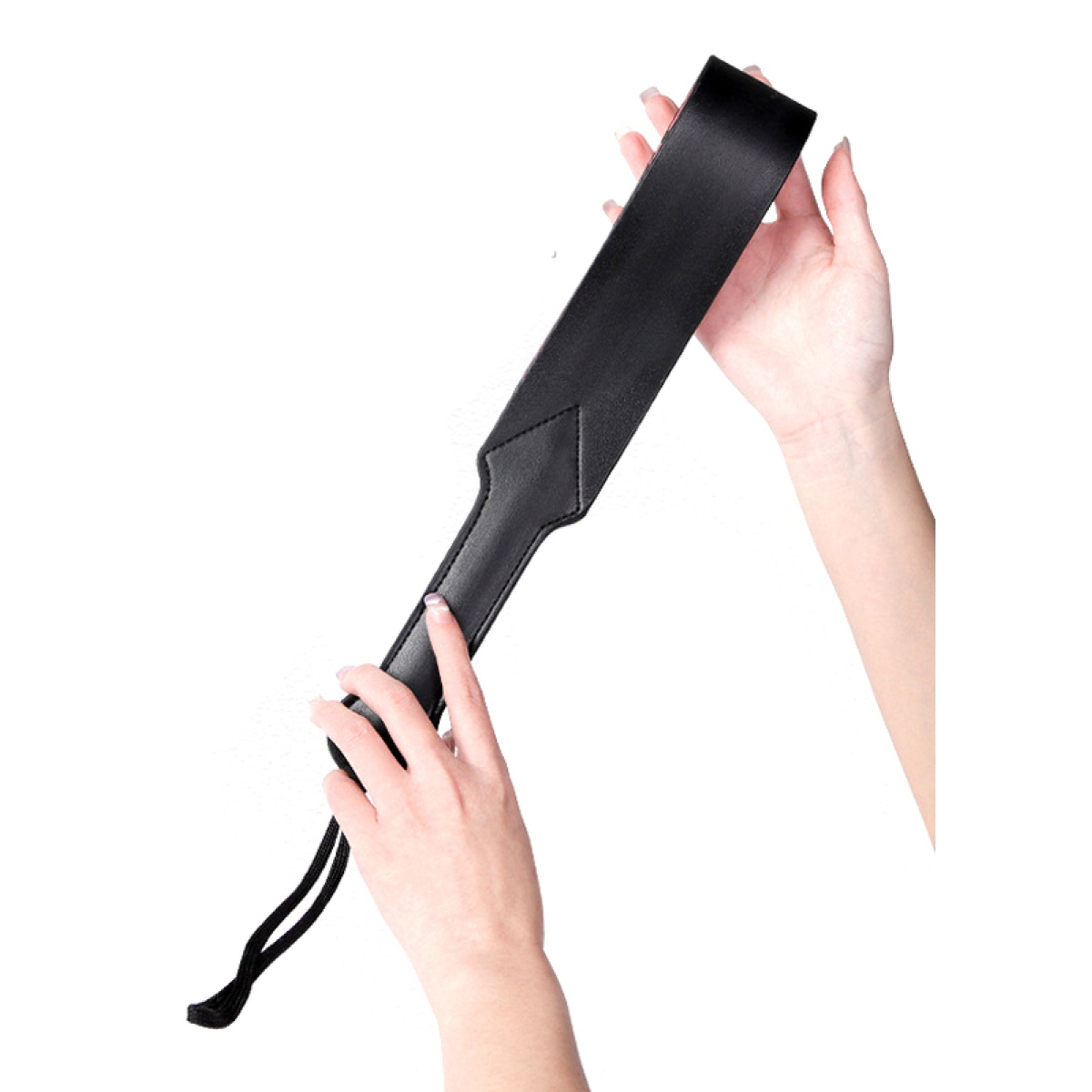 double layer spanking paddle red black 1