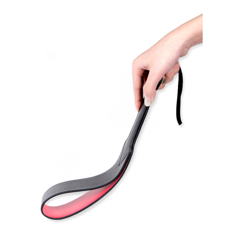 double layer spanking paddle red black 2